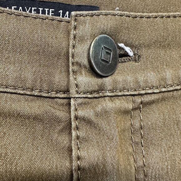 LAFAYETTE 148 NEW YORK Mercer Mid-Rise Skinny Jeans in Dark Green Women’s Size 4 - Picture 6 of 13